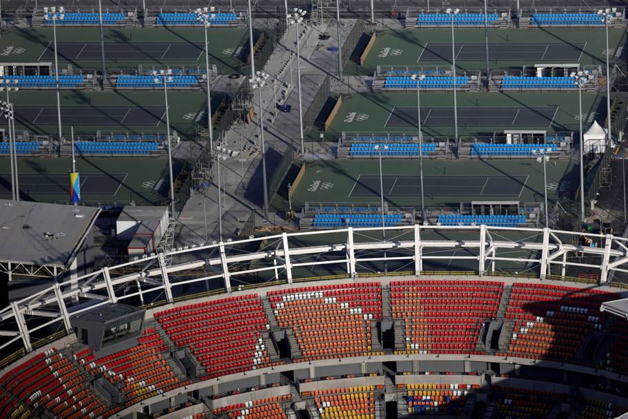 Parco Olimpico, i campi da tennis (Reuters)